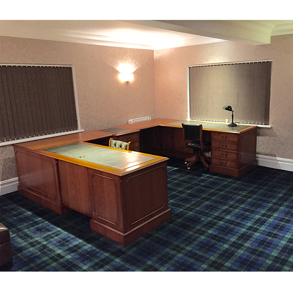 Bespoke Yew U Shape Desk